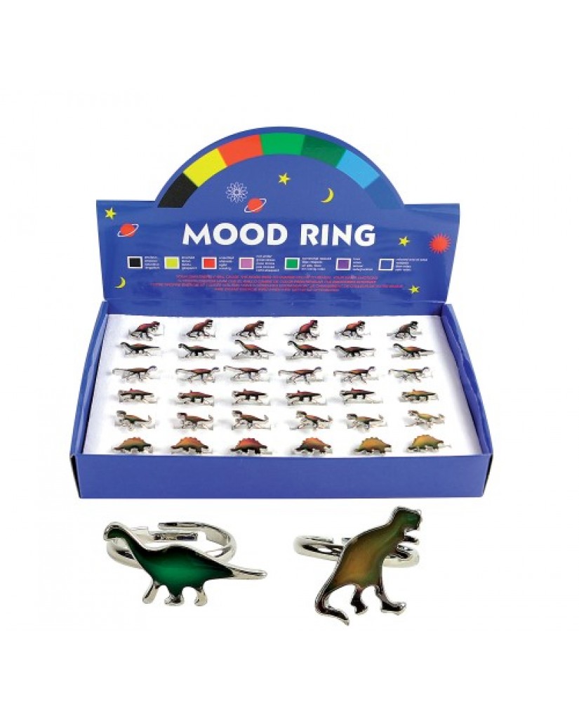 Dinosaur Mood Rings