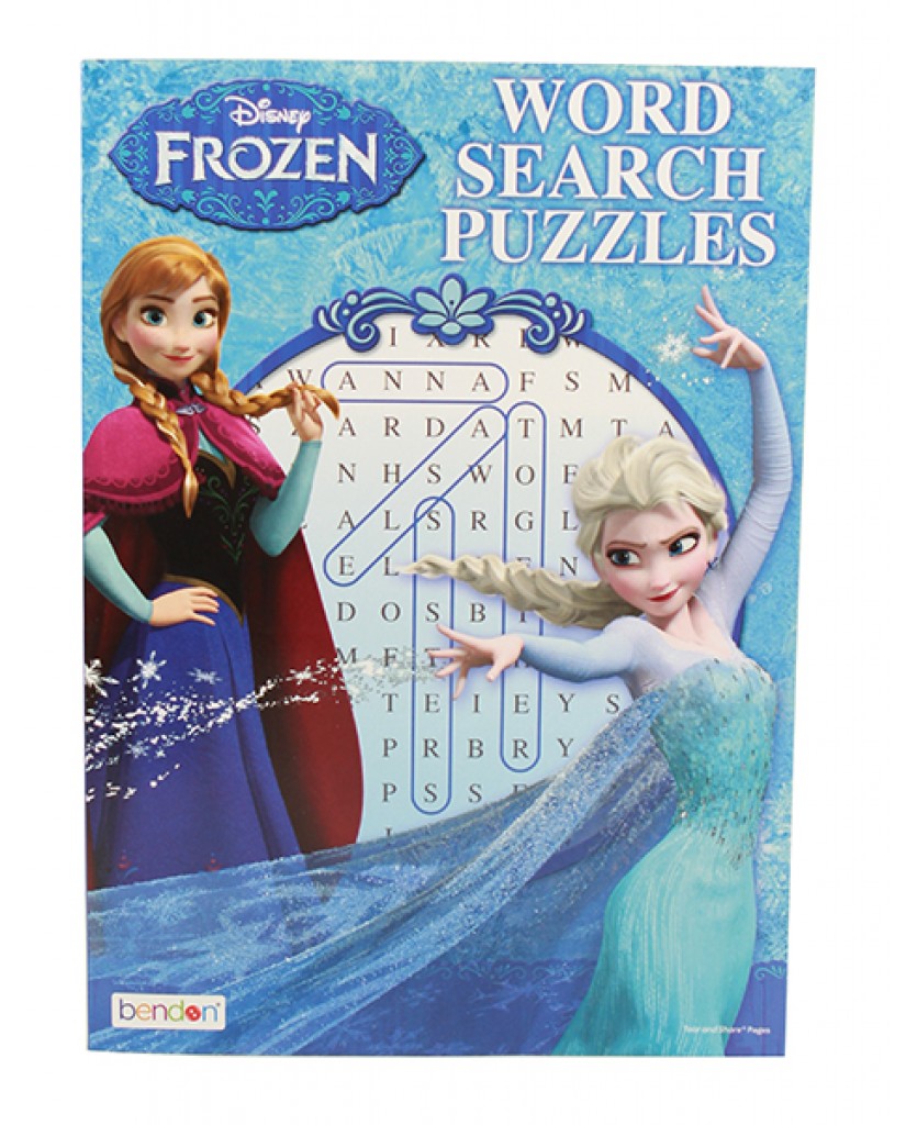 Disney Frozen Word Search Puzzles