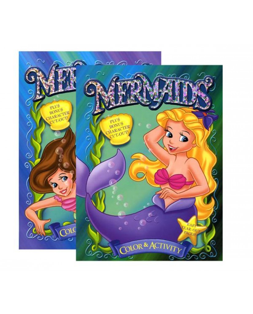 Mermaids Coloring & Activities Books 