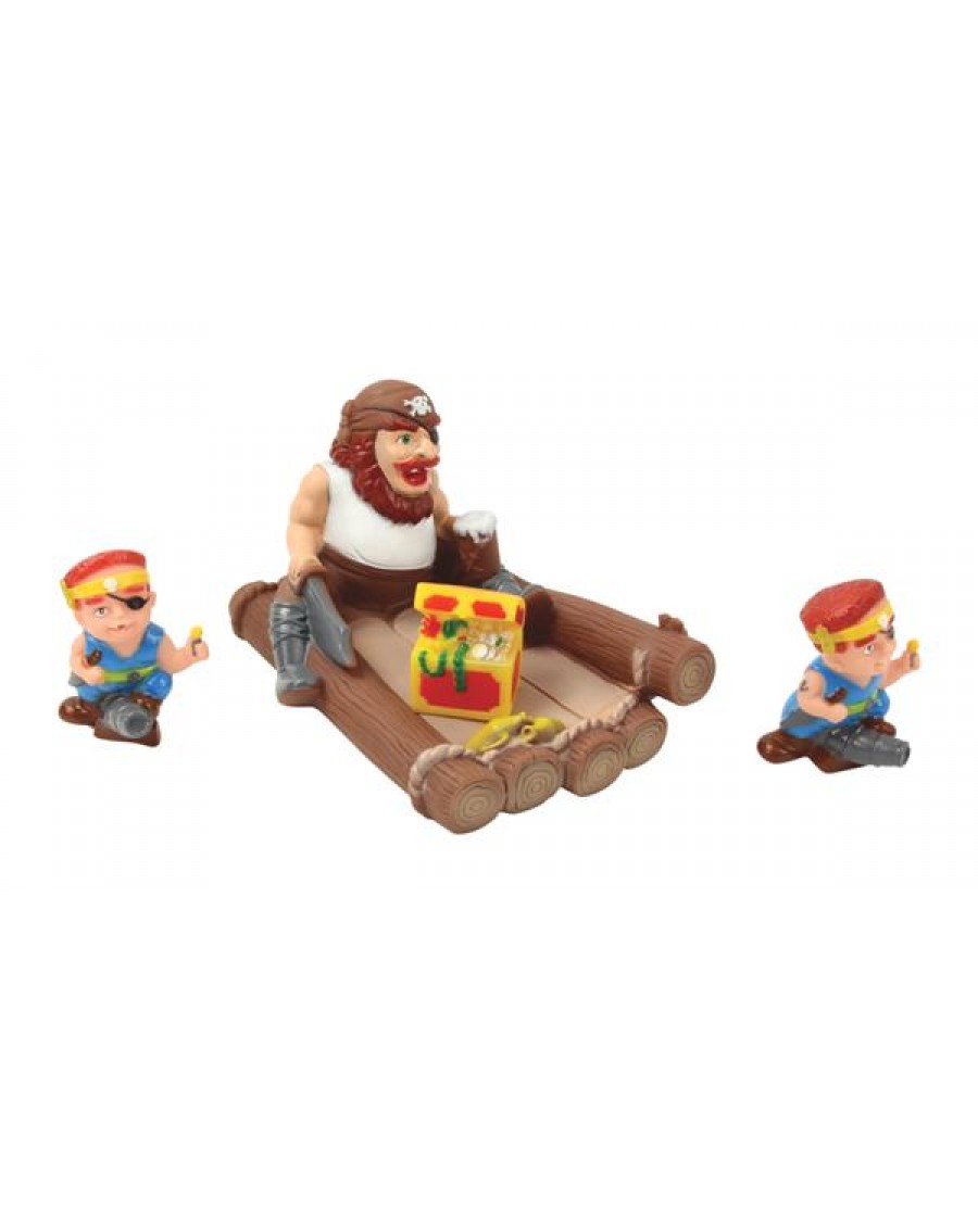 7" Non-phthalate Pirate Family Bath Toys