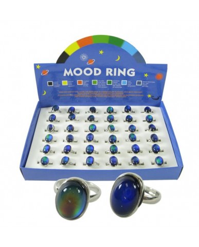 Oval Stone Mood Rings