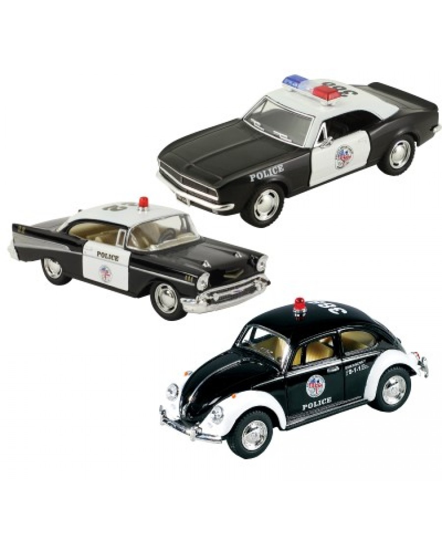 5" Assorted Classic Police Cars